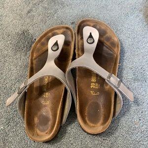Silver Birkenstock’s
